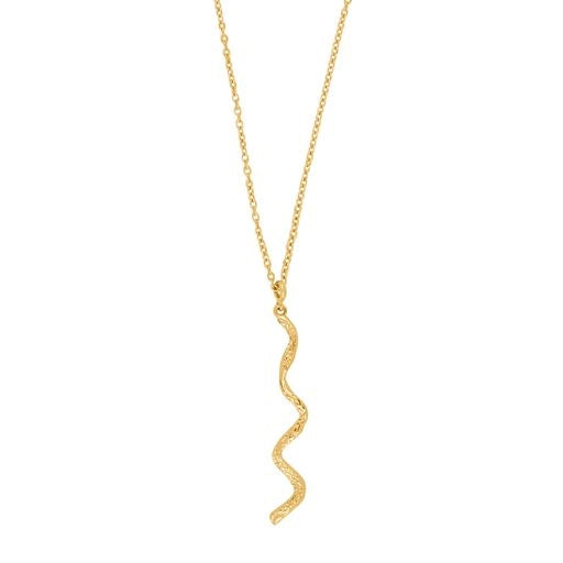 FUN52 halskæde i forgyldt sølv fra Nordahl Jewellery 42+3 cm